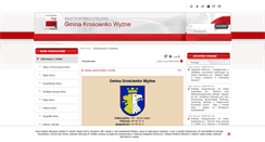 Desktop Screenshot of bip.kroscienkowyzne.pl