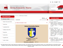 Tablet Screenshot of bip.kroscienkowyzne.pl